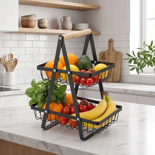 corbeille a fruit sur comptoir