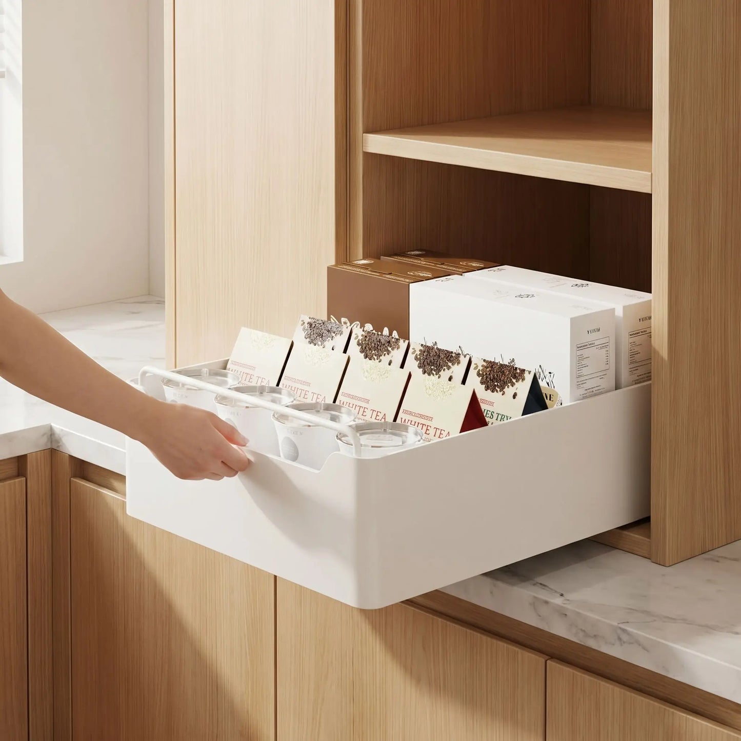 rangement coulissant  dans placard